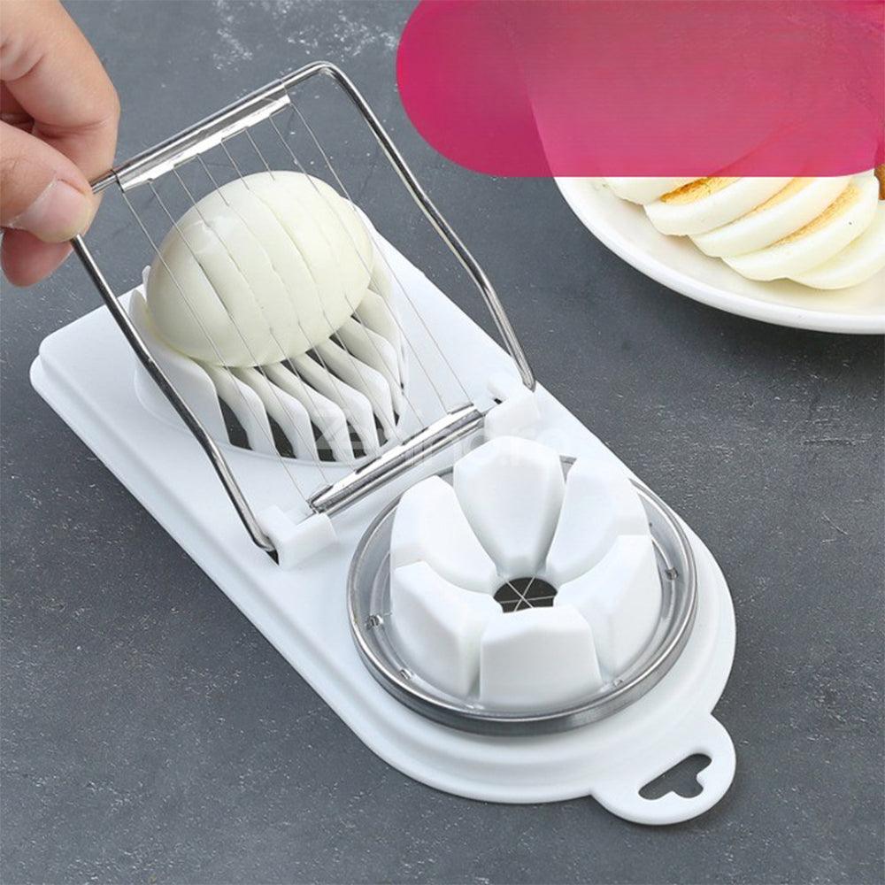 Multifunctional Slicer, 2 Shapes, for Eggs, Mozzarella, Practical, Easy to Use, 21.5cm x 8.5cm