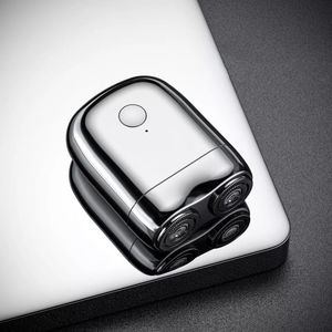 Mini Shaver, Precise Cutting, Steel Blades, 3W, Type-C Charging, 45min Battery Life.