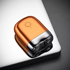 Mini Shaver, Precise Cutting, Steel Blades, 3W, Type-C Charging, 45min Battery Life.
