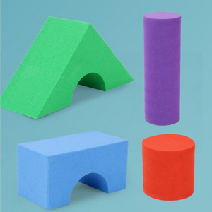 Foam Building Blocks Set, for Children, 29 Pieces, Washable, Safe, Multicolor