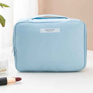 2in1 Cosmetic Organizer Bag, Eyeshadow Included, Waterproof, for Travel