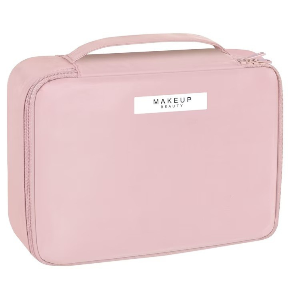 2in1 Cosmetic Organizer Bag, Eyeshadow Included, Waterproof, for Travel