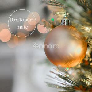 Decorated Artificial Christmas Tree, with Globes, Height 60cm, Installation with 20 LEDs, Warm Light, Green