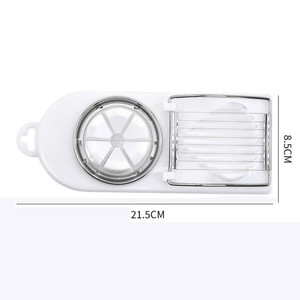 Multifunctional Slicer, 2 Shapes, for Eggs, Mozzarella, Practical, Easy to Use, 21.5cm x 8.5cm