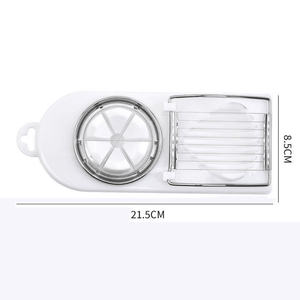 Multifunctional Slicer, 2 Shapes, for Eggs, Mozzarella, Practical, Easy to Use, 21.5cm x 8.5cm