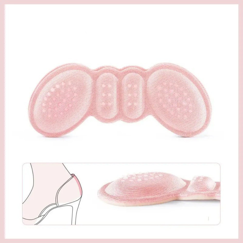 Set of 2 Cushioned Insoles, Shoe Inserts, for Heels, Corn Prevention, Adjustable, Universal Size