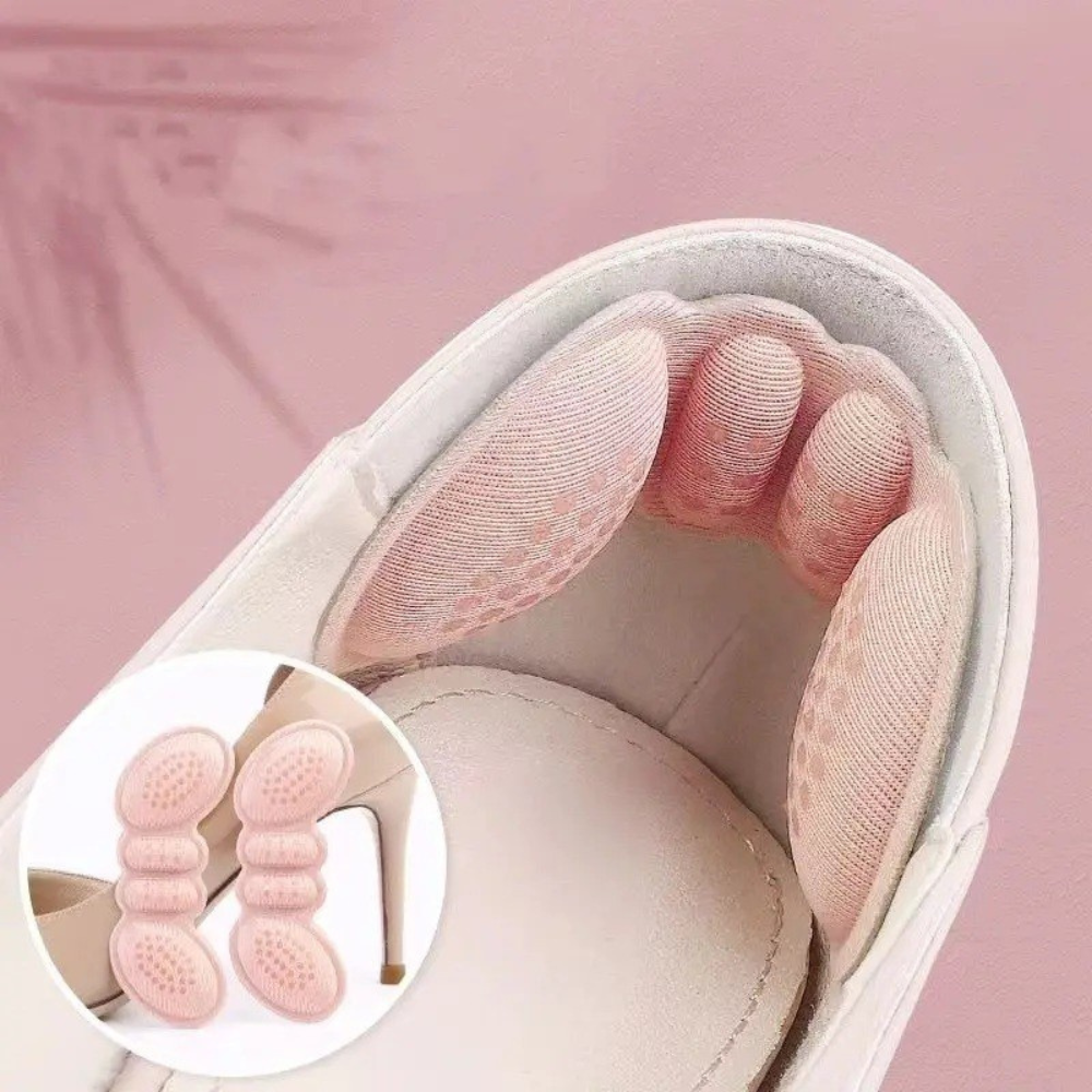 Set of 2 Cushioned Insoles, Shoe Inserts, for Heels, Corn Prevention, Adjustable, Universal Size