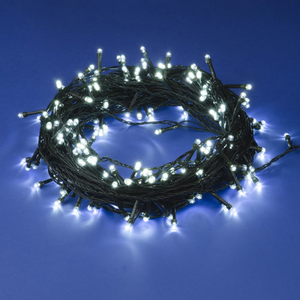 Christmas Installation, Linear, LED Bulbs, Multicolor, 8 Light Effects, Black Wire, 220V, Controller