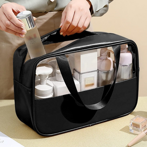 Cosmetic Organizer Bag, for Travel, Zipper, Waterproof