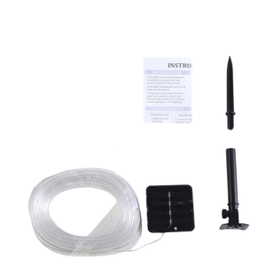 Instalatie Craciun tip Furtun, Incarcare Solara, 8 Programe, 12m - 32m