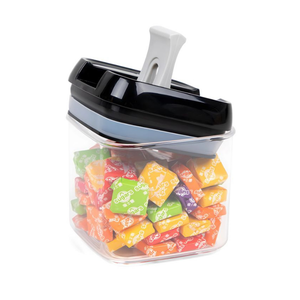 Set 4 Recipiente Organizare Alimente, Inchidere Etansa, din Plastic Dur