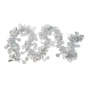 Christmas Tinsel, Various Designs, 2m x 11cm, Red, Blue, Pink