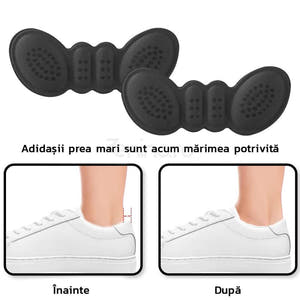 Set of 2 Cushioned Insoles, Shoe Inserts, for Heels, Corn Prevention, Adjustable, Universal Size