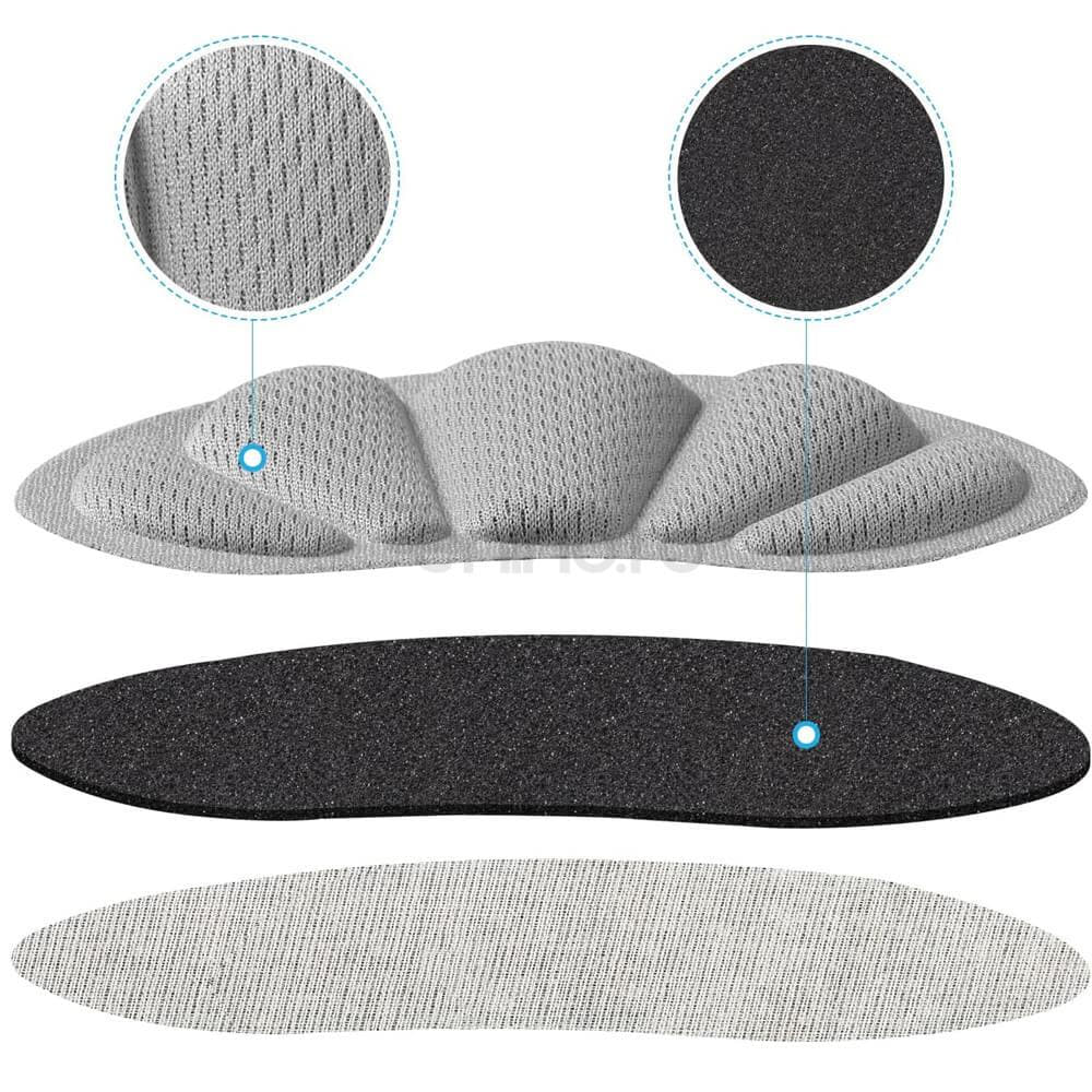 Set of 2 Cushioned Insoles, Shoe Inserts, for Heels, Adjustable, Corn Prevention, Universal Size
