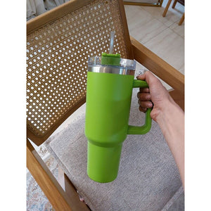 Cana Termos, Capacitate 1200ml, cu Pai, din Otel Inoxidabil