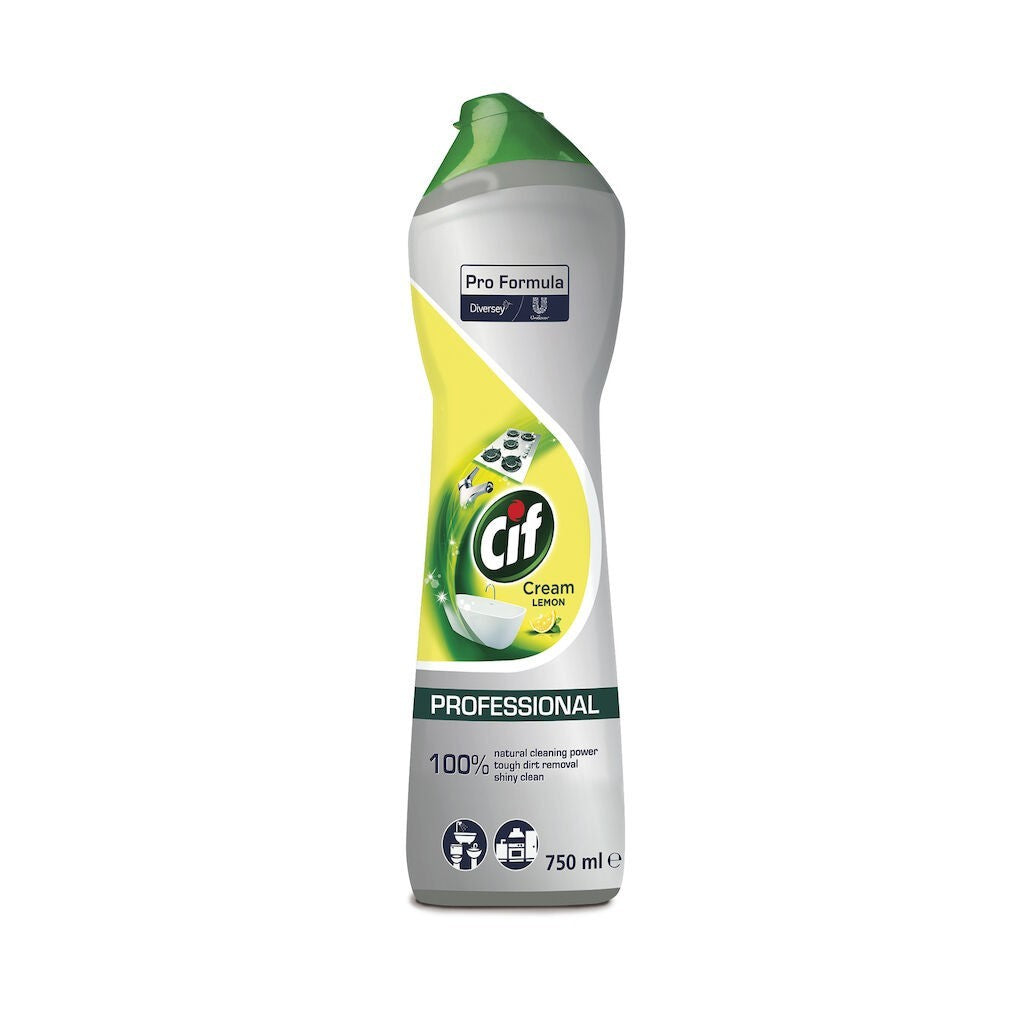 CIF Professional Cream, Crema de Curatare Non-Abraziva 0.75 L