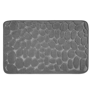 Covor de Baie, Antiderapant, Model 3D Pietre, 40x60cm