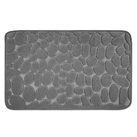 Covor de Baie, Antiderapant, Model 3D Pietre, 40x60cm