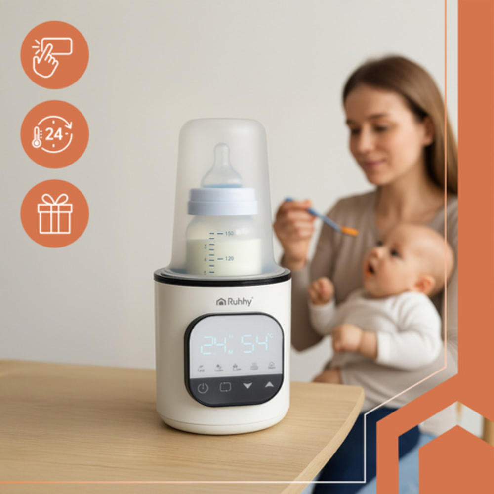 Incalzitor Portabil Biberoane 5in1, Sterilizare, Decongelare, Control Temperatura