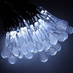 Solar Panel String, 30 LED, Dragonfly Shape, IP65, Ground Mount, 7 Hours Lighting, Length 6.5m, Multicolor
