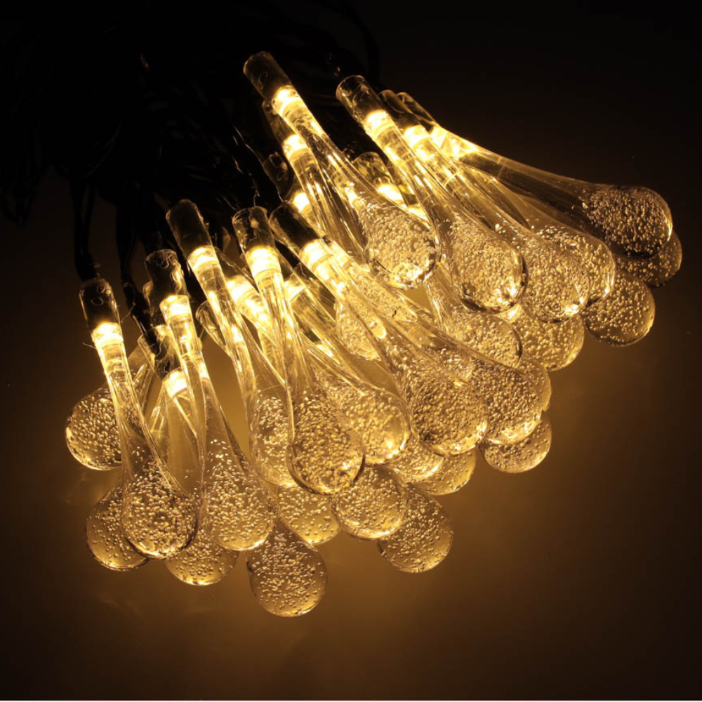 Solar Panel String, 30 LED, Dragonfly Shape, IP65, Ground Mount, 7 Hours Lighting, Length 6.5m, Multicolor