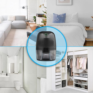 Dezumidificator Electric 22.5W, 300ml/zi, Rezervor Detasabil 600ml, Silentios, Oprire Automata