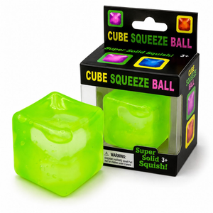 Jucarie Squishy Forma Cub, Antistres Senzoriala, 5x5cm