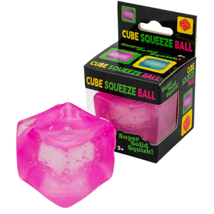 Jucarie Squishy Forma Cub, Antistres Senzoriala, 5x5cm