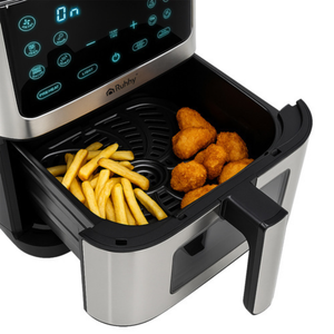 Friteuza cu Aer cald, Air fryer XXL, 10 Programe, 8L, Fara Ulei, Afisaj Led