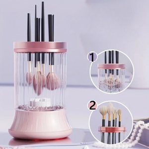 Makeup Brush Cleaner, Portable, 7000Rpm, with Vibration, USB Charging, White