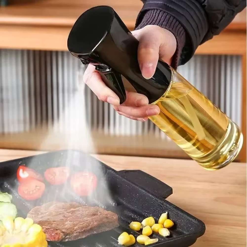 Oil and Vinegar Sprayer, 200ml Container, Reusable