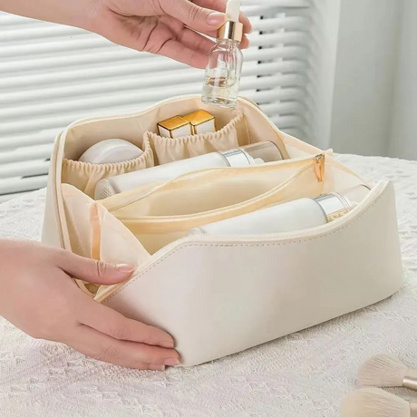 Cosmetic Organizer Bag, Multiple Compartments, for Travel