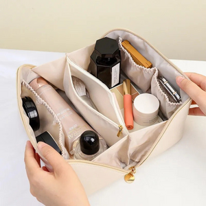 Cosmetic Organizer Bag, Multiple Compartments, for Travel
