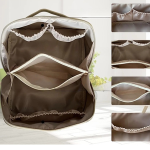 Cosmetic Organizer Bag, Multiple Compartments, for Travel