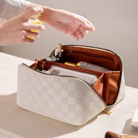 Cosmetic Organizer Bag, Multiple Compartments, for Travel