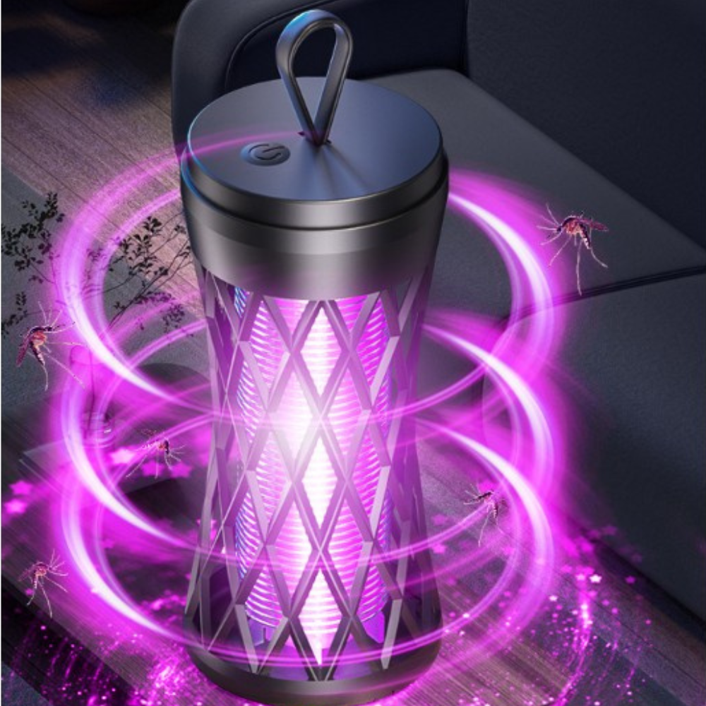 Lampa Electrica Anti-Insecte, Lumina UV, Incarcare USB, cu Agatatoare