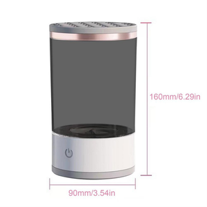 Makeup Brush Cleaner, Portable, 7000Rpm, with Vibration, USB Charging, White