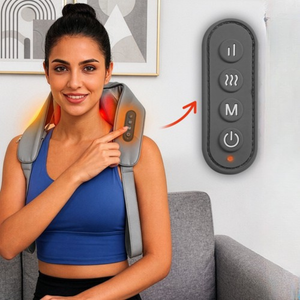 Aparat de Masaj, Tehnologie Shiatsu, 3 Moduri de Functionare, 3000mAh, Model Silentios