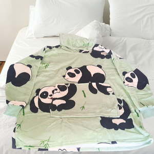 Hooded Sweatshirt Blanket, Warm, Comfortable, Universal Size, Fleece