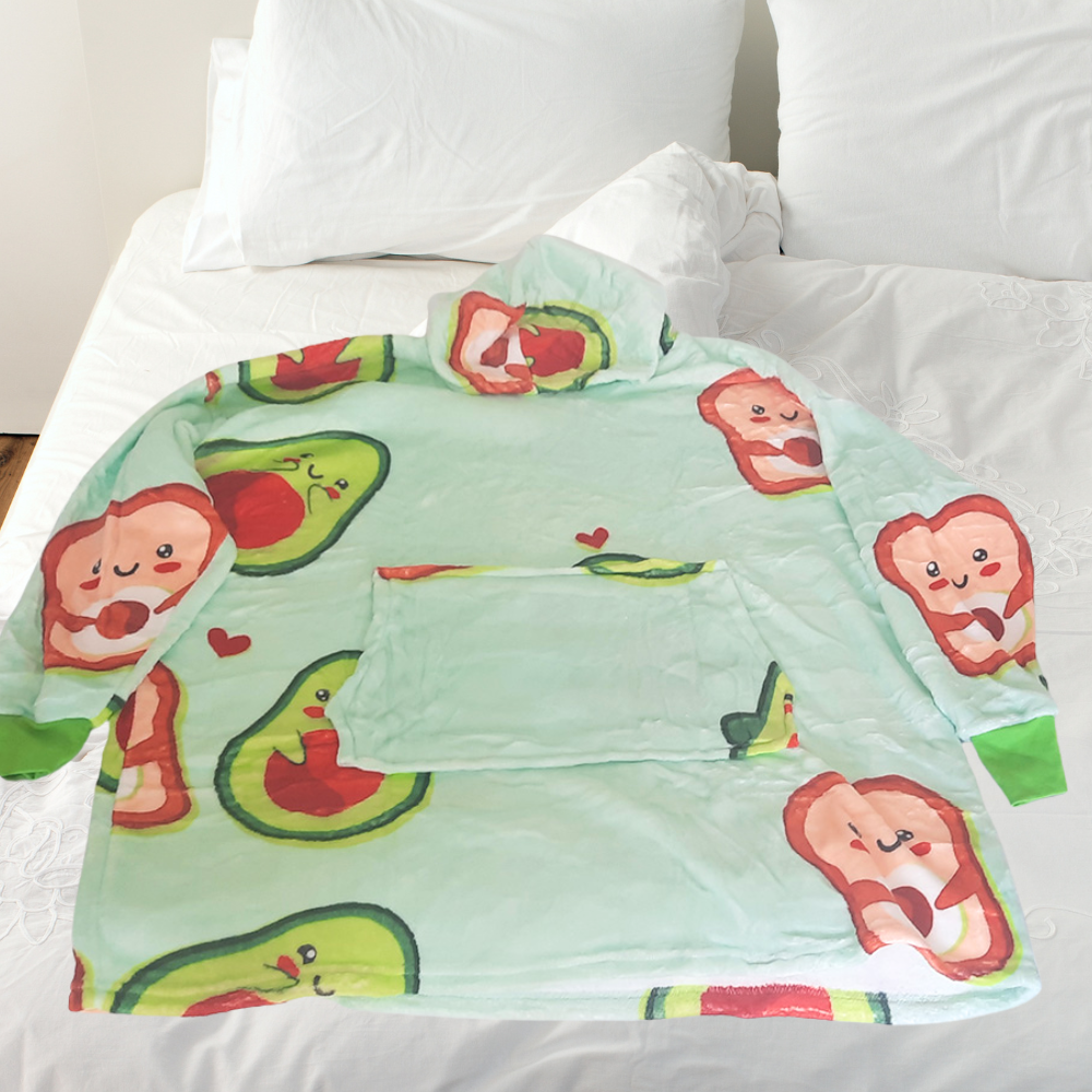 Hooded Sweatshirt Blanket, Warm, Comfortable, Universal Size, Fleece