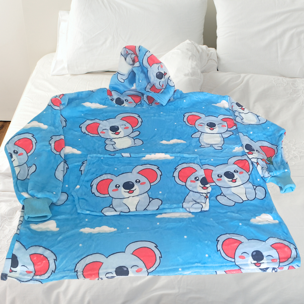 Hooded Sweatshirt Blanket, Warm, Comfortable, Universal Size, Fleece