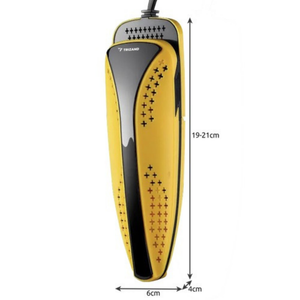 Electric Shoe Dryer, 3 Programs, Portable, Fast Drying, Yellow