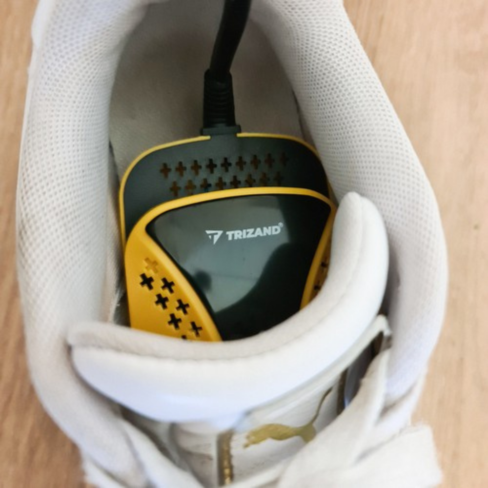 Electric Shoe Dryer, 3 Programs, Portable, Fast Drying, Yellow