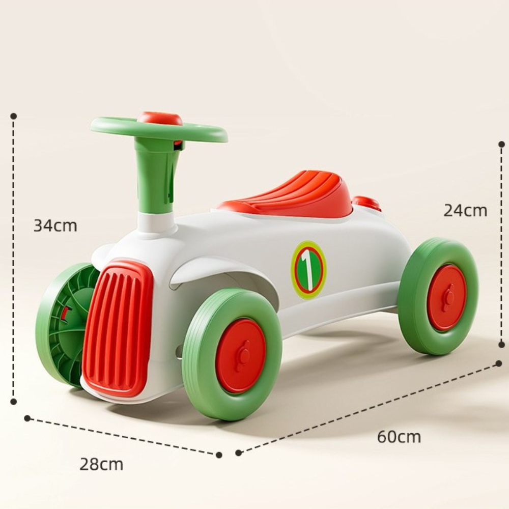 Ride-on Car, Horn on Steering Wheel, Anti-Tipper System, 1-6 Years