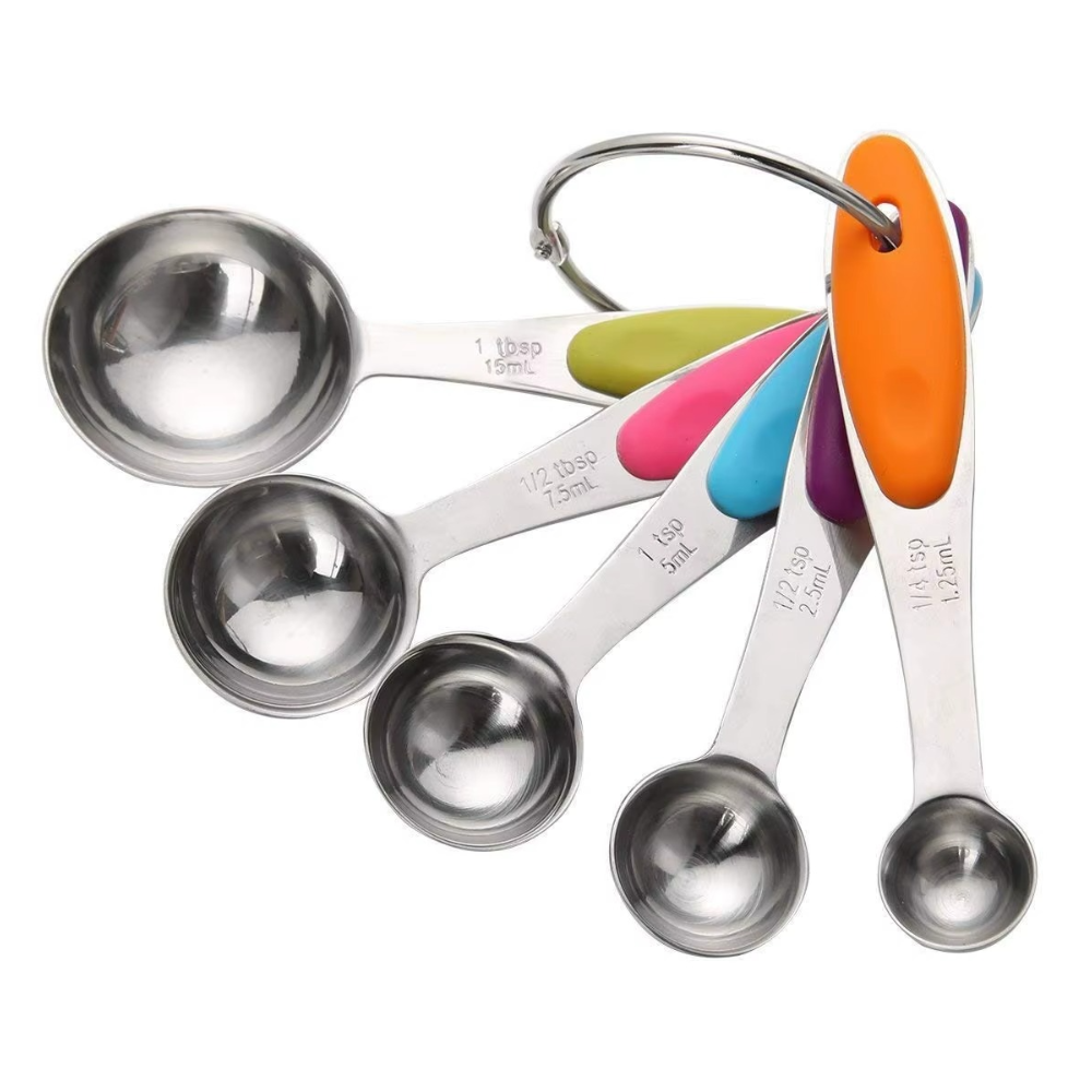 Set of 10 Measuring Cups, Stainless Steel, 1.25 - 250ml, Precise Dosage 