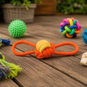 Jucarie Sfoara pentru Caini, Multicolor, Diferite Dimensiuni