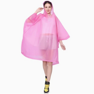 Pelerina de Ploaie, Marime Universala, Model Poncho, Prindere cu Capse, Impermeabil