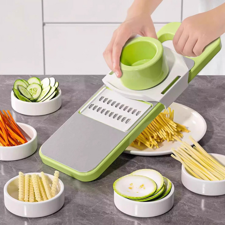Vegetable Grater Set, 7 Pieces, Stainless Steel, Easy to Clean