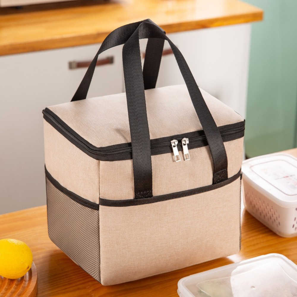 Thermal Lunch Bag, 24x18x21cm, Waterproof, Side Pockets