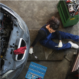 Set Chei Tubulare si Surubelnita, 46 Piese, Trusa Reparatii Auto